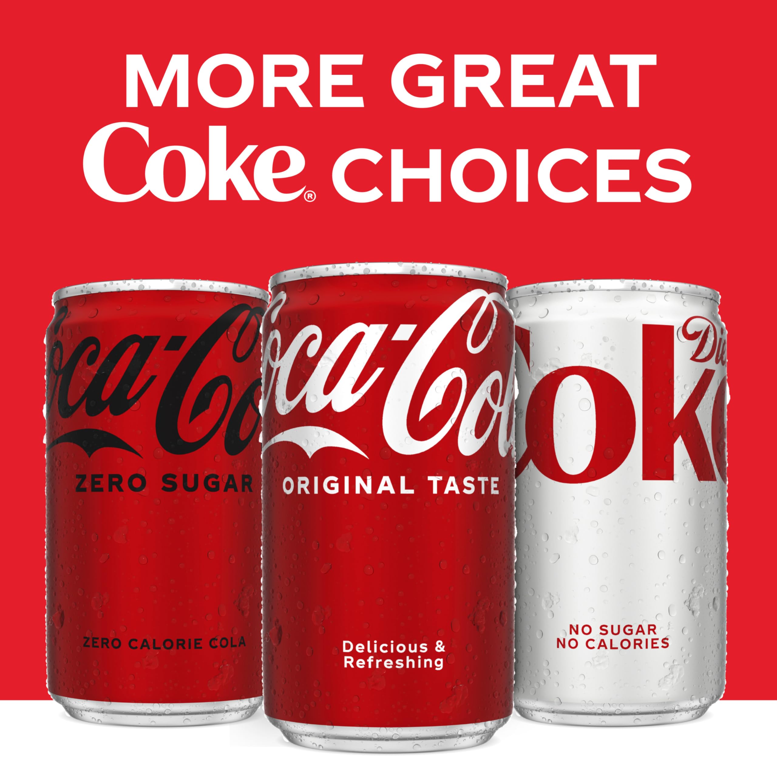 Coca-Cola refreshing fizz in a chilled bottle.