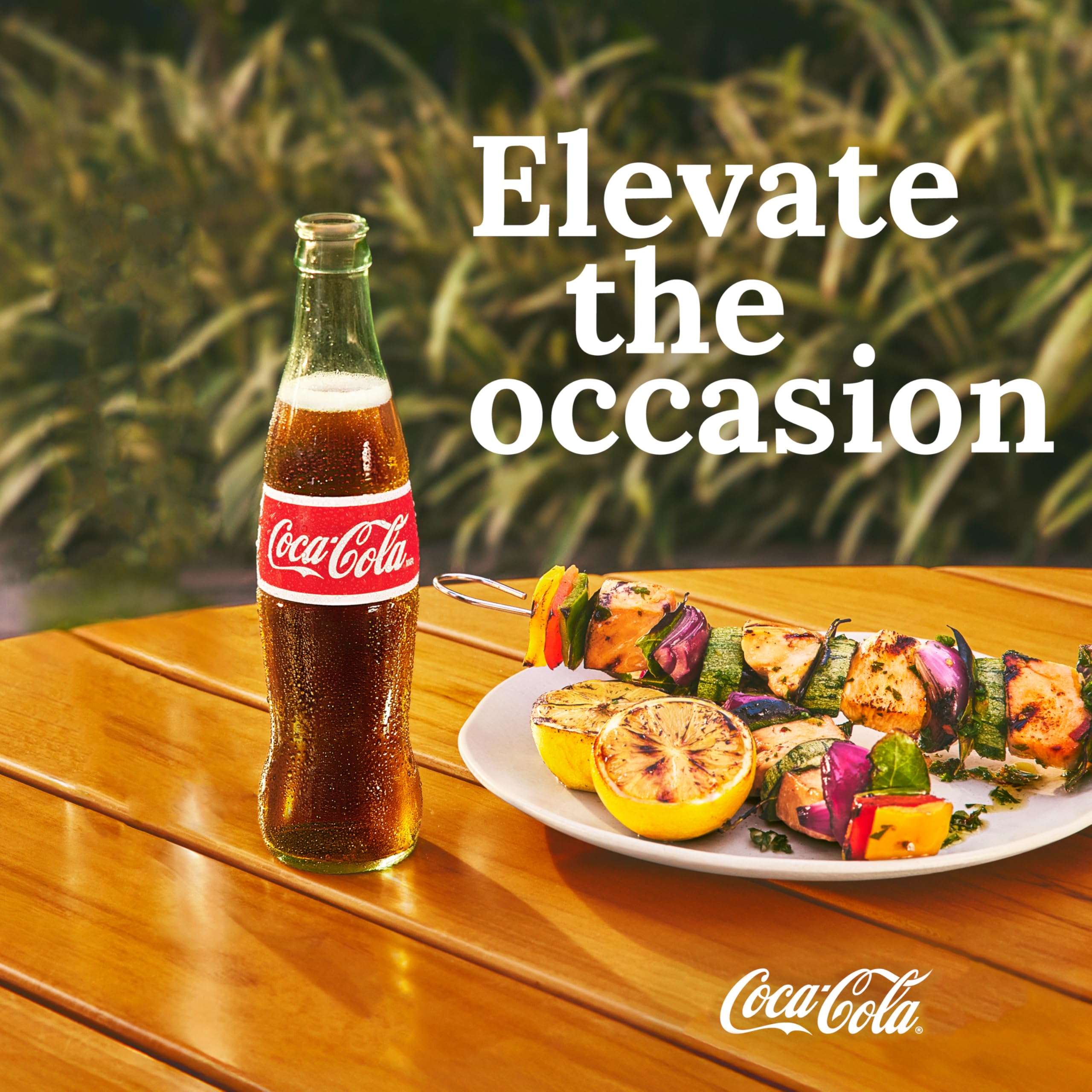 Coca-Cola paired with meals for versatile dining occasions.