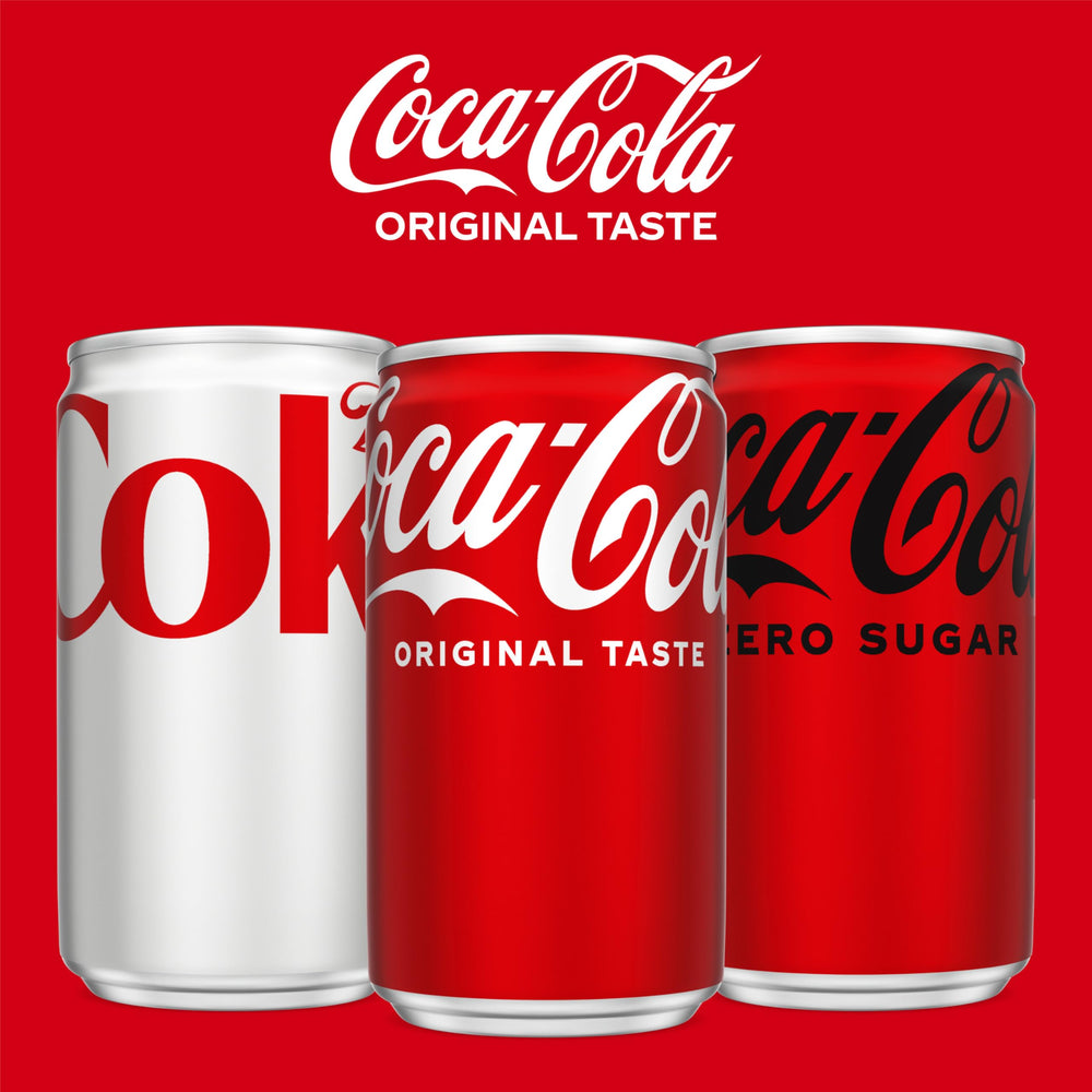 Coca-Cola refreshing pour from a can during a break.