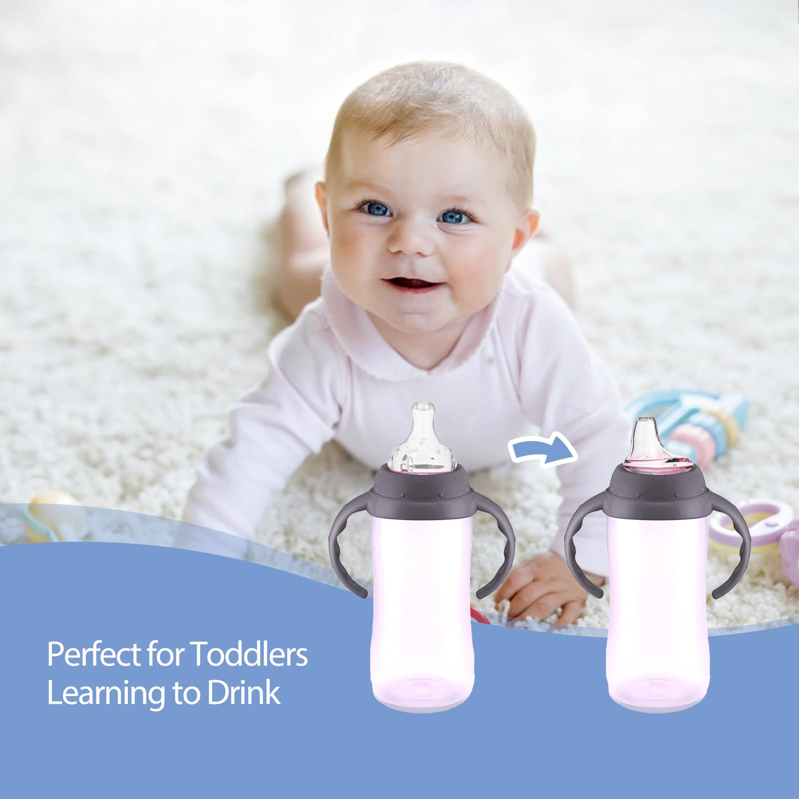 COCGVEL boil-safe spout allows quick sterilization for everyday hygiene