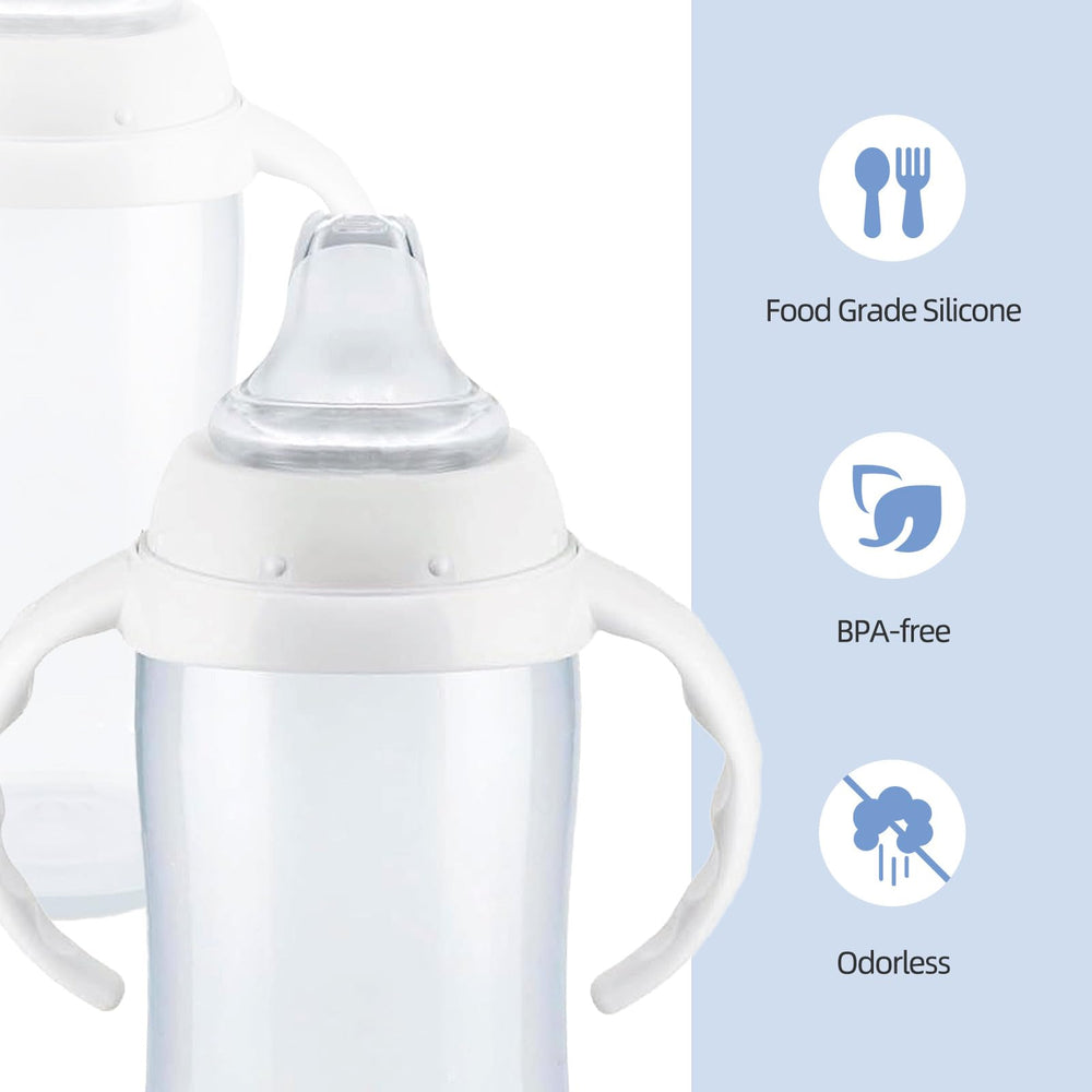 COCGVEL dishwasher-safe silicone spout is easy to clean and reuse