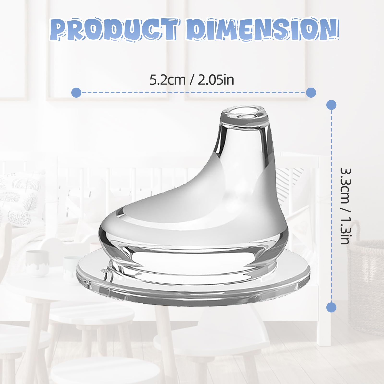 COCGVEL ergonomic spout supports independent drinking and self-feeding skills