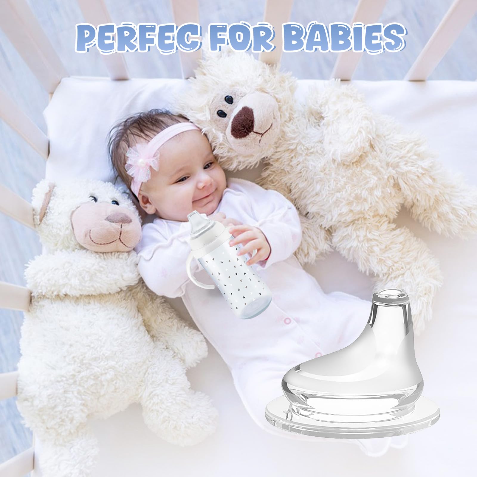 COCGVEL leak-proof spout helps keep cups tidy at home and on the move