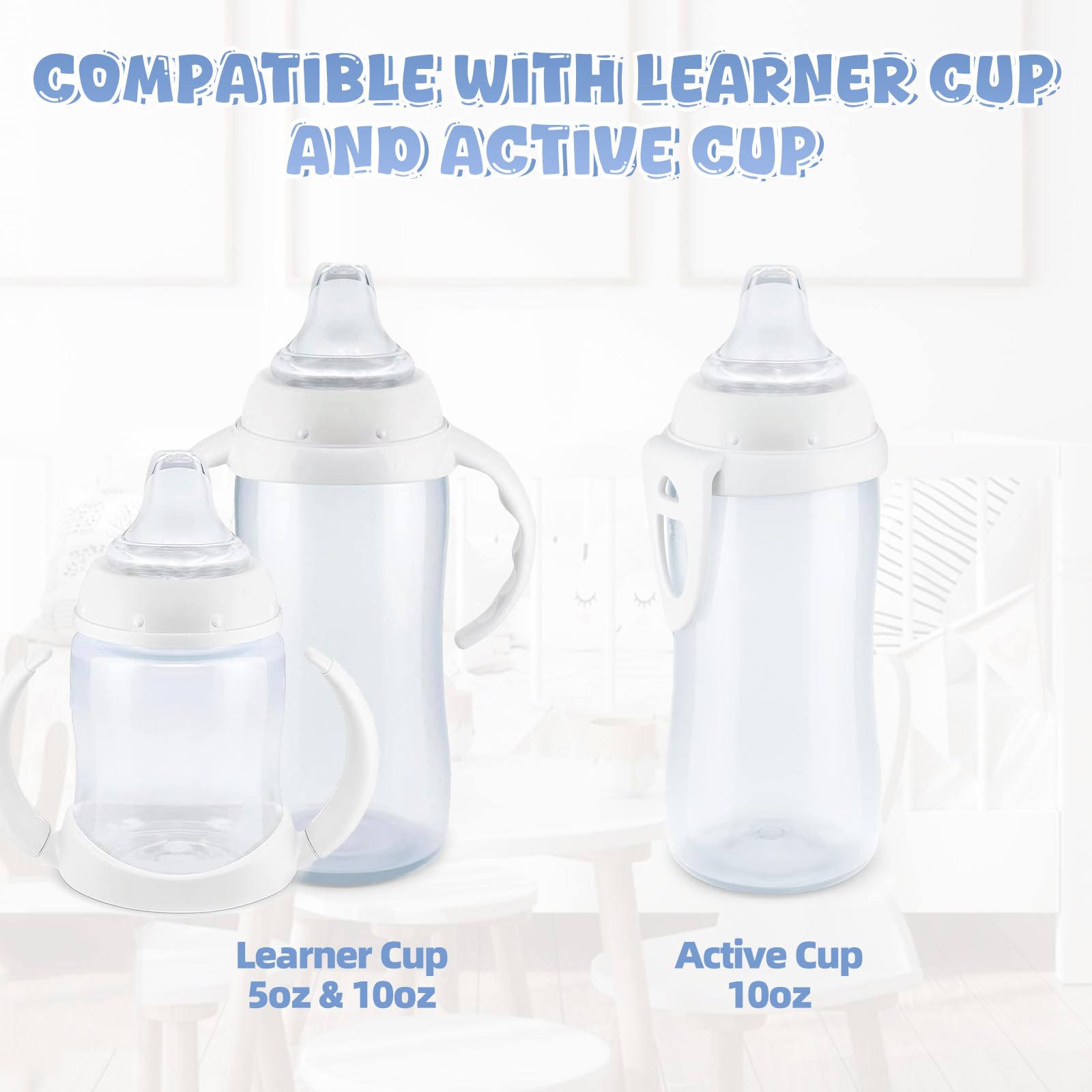 COCGVEL silicone spout for NUK Active Cup promotes leak-free sipping on the go