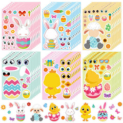 COCHIE Easter stickers kit cover, vibrant designs for kid-friendly spring crafts.