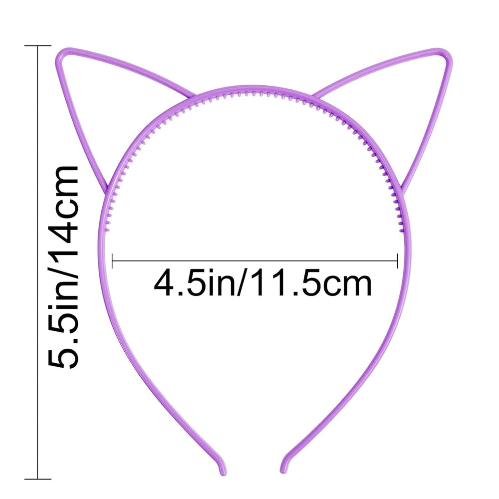 COCIDE cat ears headbands kit for creative party favors and photos