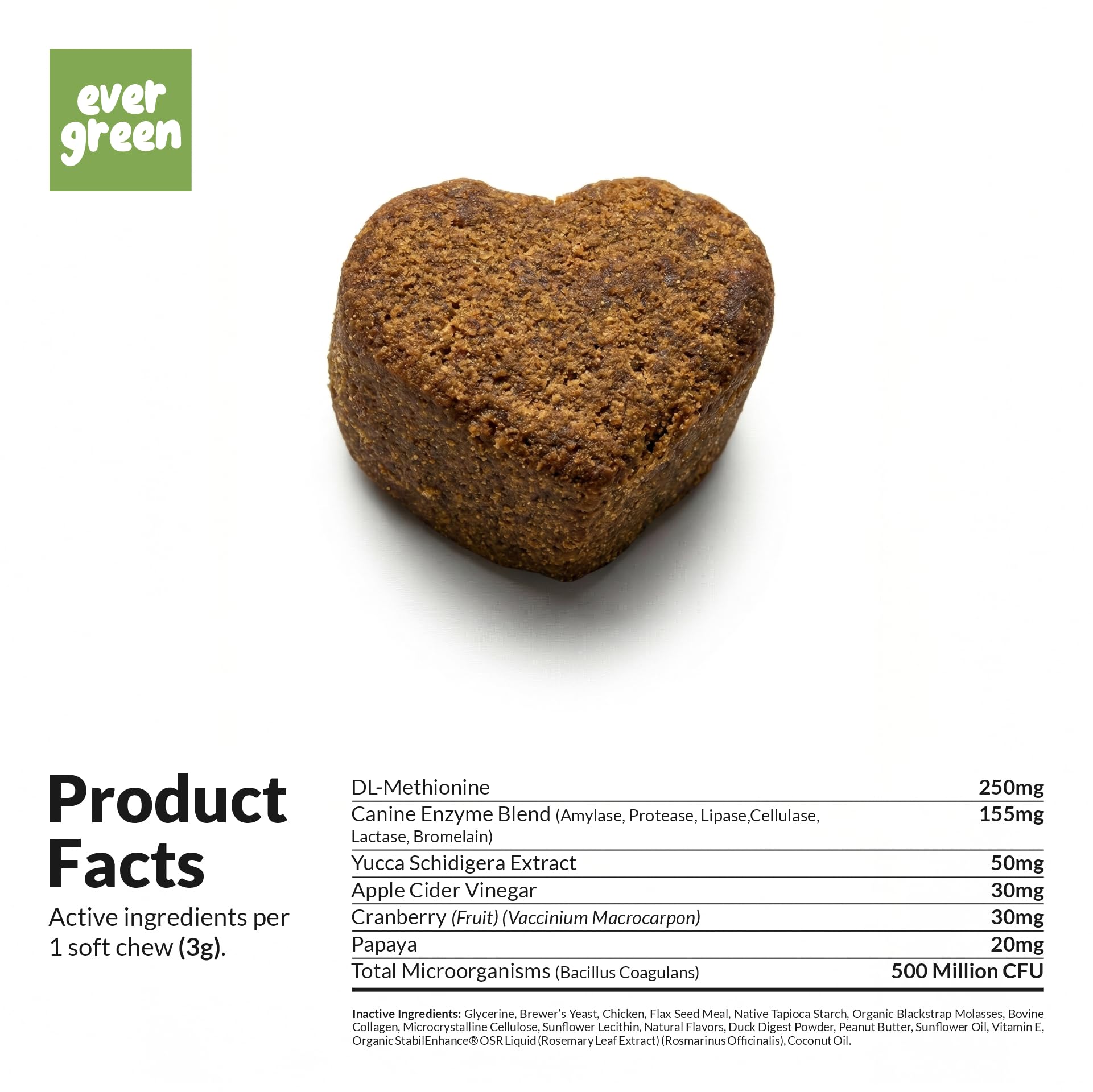 Coco and Luna Grass Burn Spot Soft Chews on green lawn, implying potential odor control.