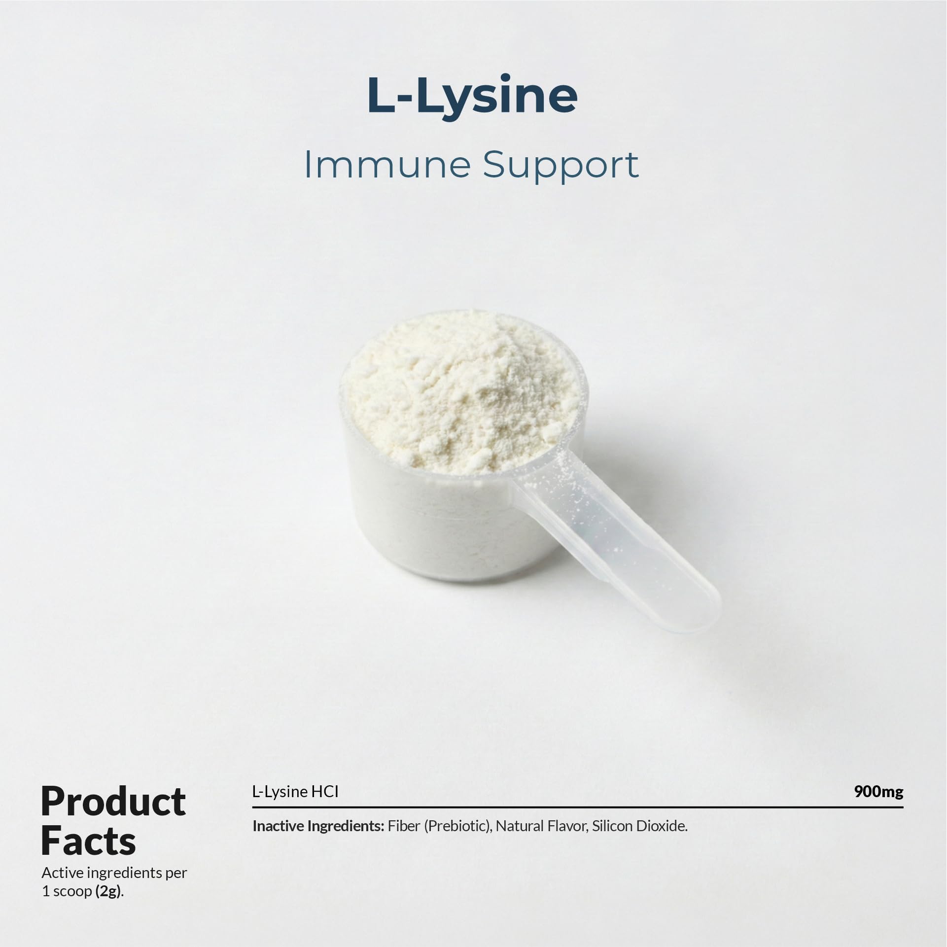 Coco and Luna L-Lysine powder next to cat food illustrating daily use.