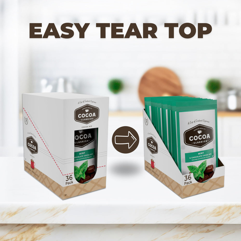 COCOA CLASSICS contains no artificial colors or sweeteners.