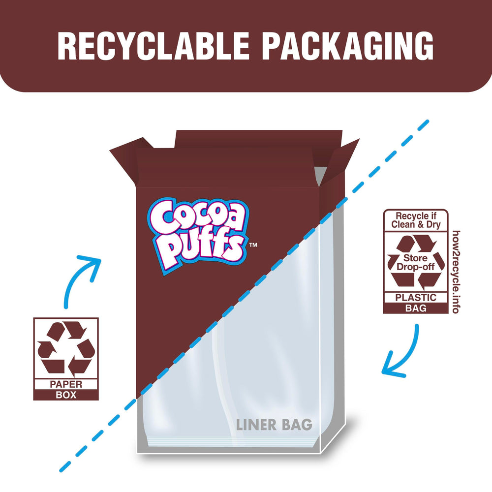 Cocoa Puffs turn milk into a chocolatey, kid-loved treat.