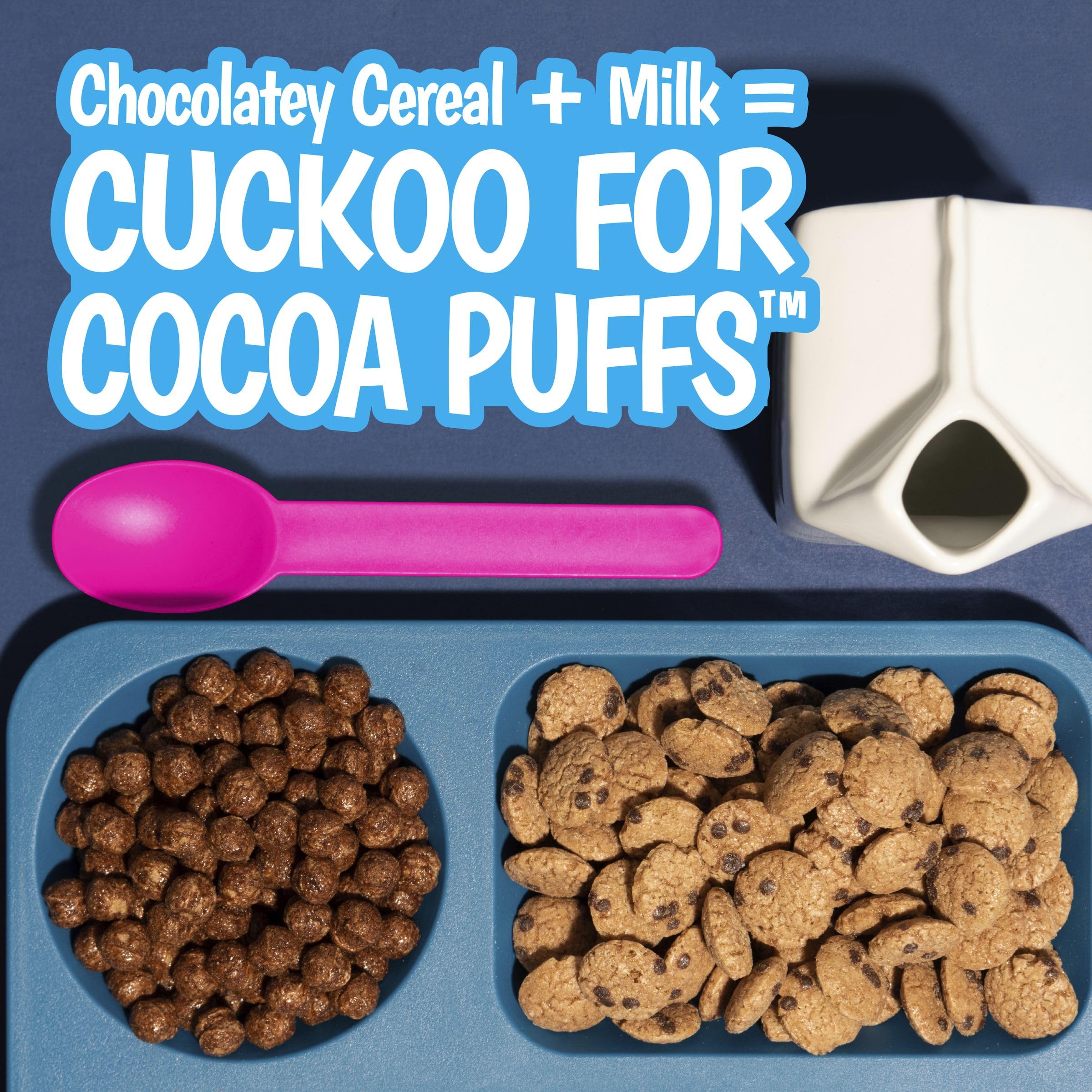 Cocoa Puffs on-the-go snack bag for car trips.
