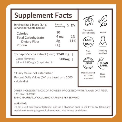 CocoaVia flavanols foil seal highlights freshness and product integrity.