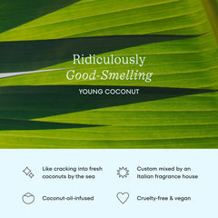 Cocofloss recycled-polyester string highlights planet-friendly materials.