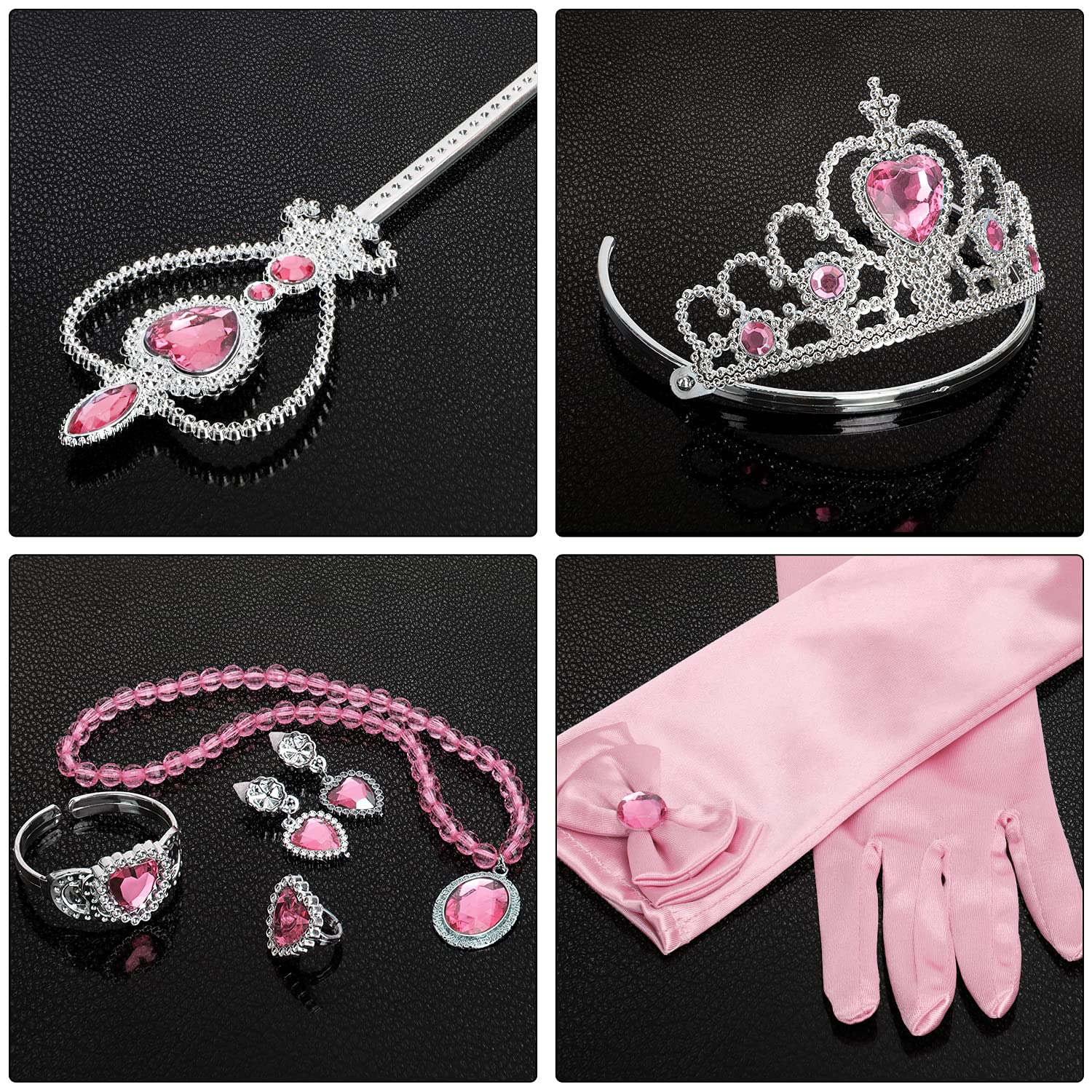 Cocojeci princess bracelet pink sparkle adds charm to outfits
