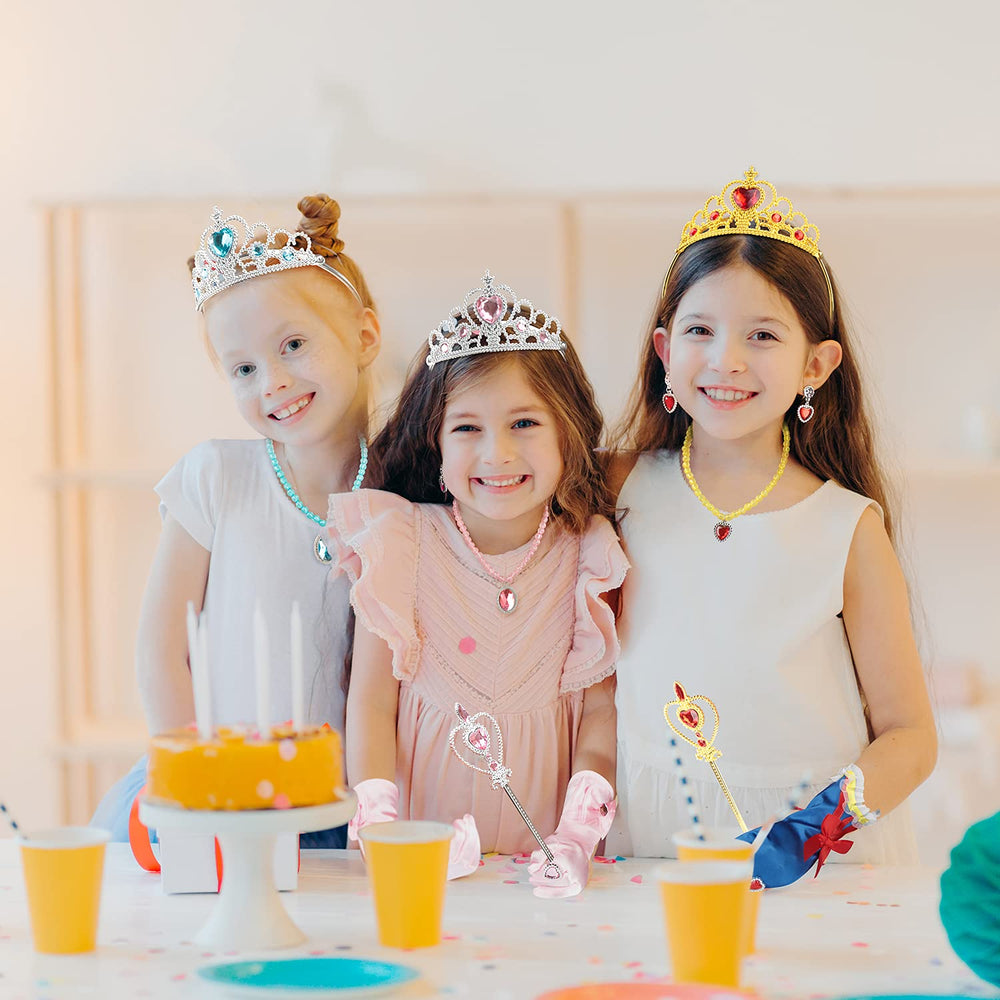Cocojeci princess gloves pink free-size for versatile looks