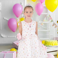 Cocojeci princess necklace pink lightweight for easy wearing