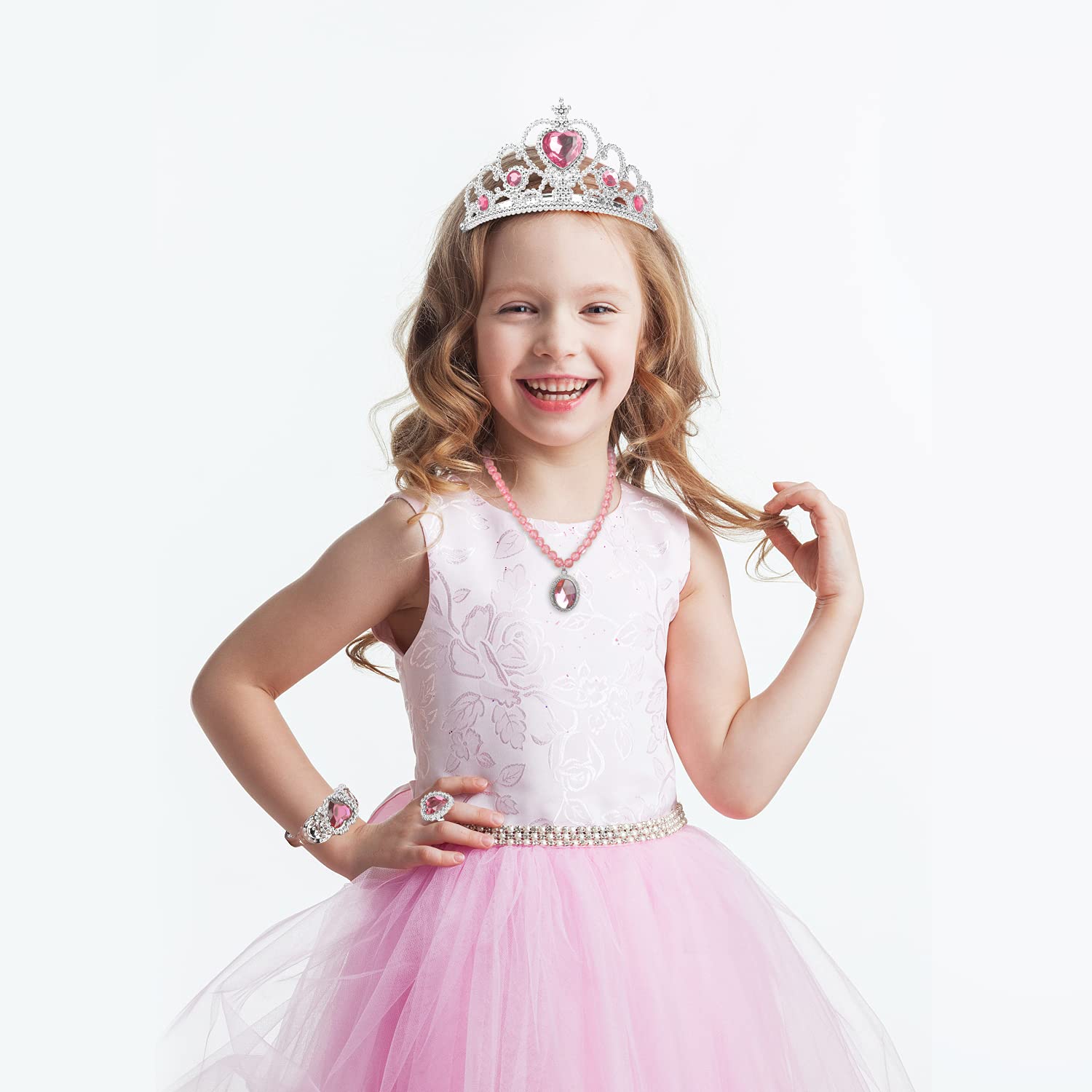 Cocojeci princess wand pink glitter for magical pretend adventures