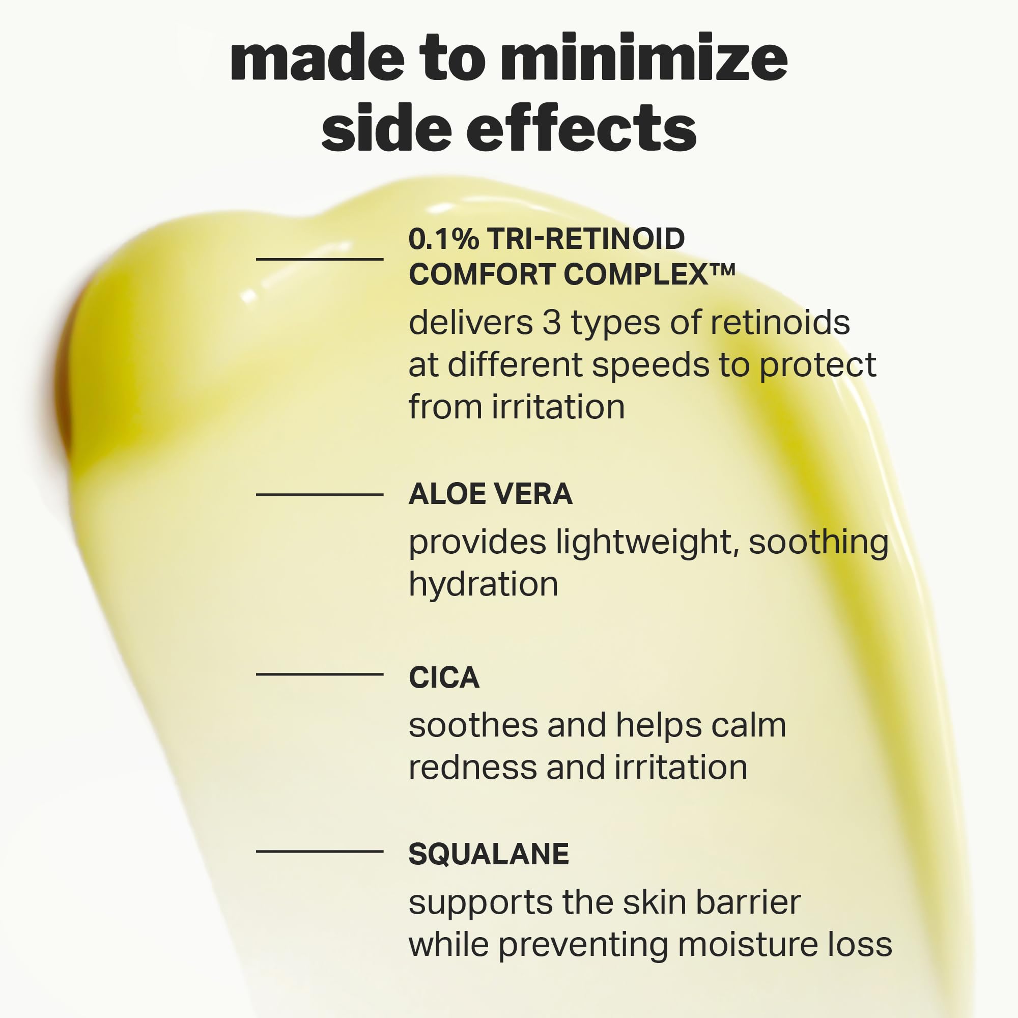 Cocokind Beginner Retinol Gel application routine shot suggesting evening skincare ritual.