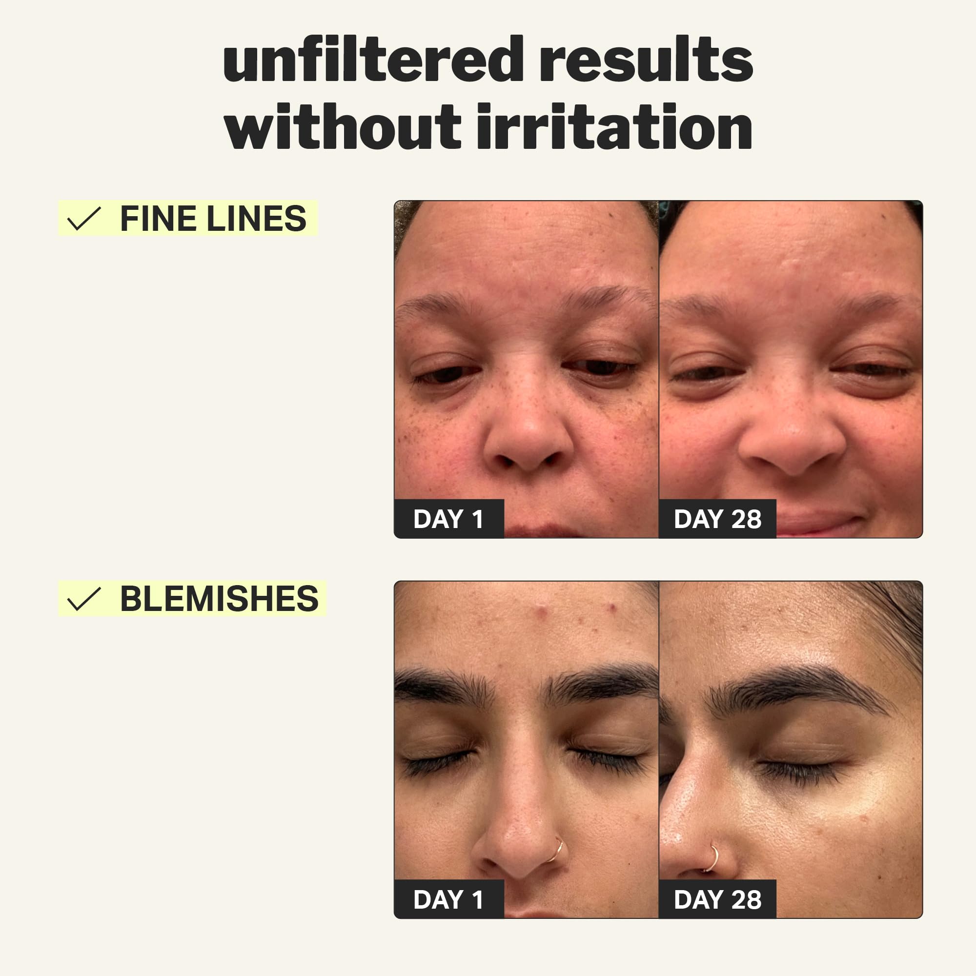 Cocokind Beginner Retinol Gel texture close-up highlighting translucent, lightweight gel.