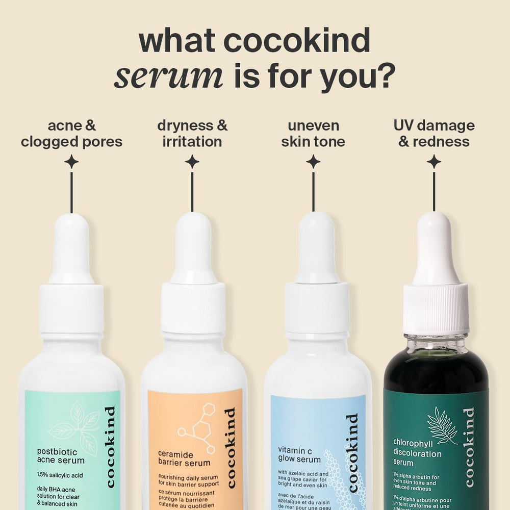 Cocokind Ceramide Barrier Serum applied under moisturizer during daily routine.