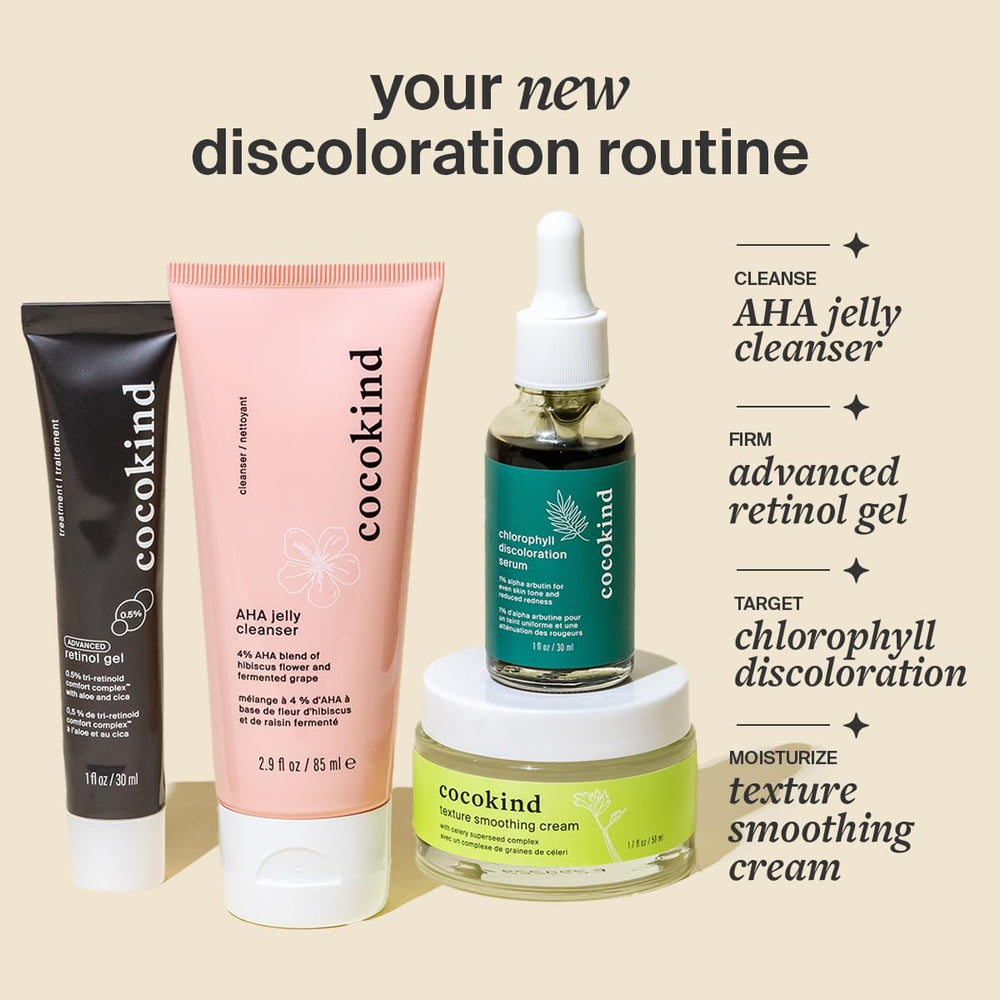 Cocokind Chlorophyll Discoloration Serum vegan, fragrance-free, gentle on sensitive skin
