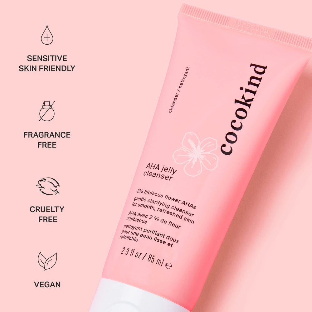 Cocokind recyclable tube packaging highlighting sustainability.