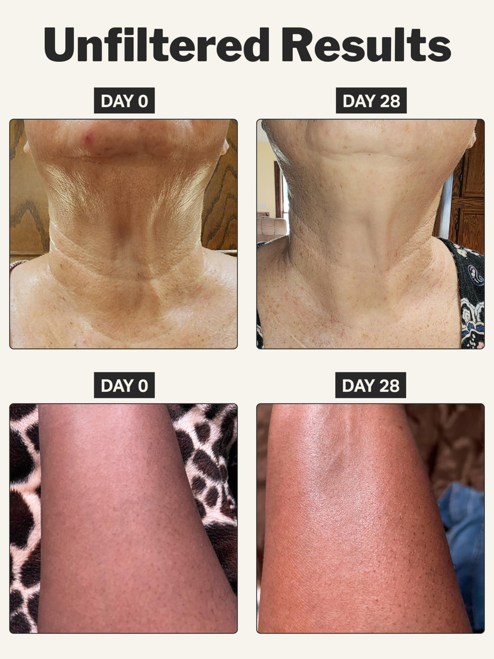 Cocokind Retinol Body Cream texture swatch highlighting non-greasy finish.