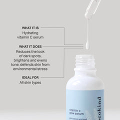 Cocokind Glow Serum drop dispenser enables easy, precise daily application.