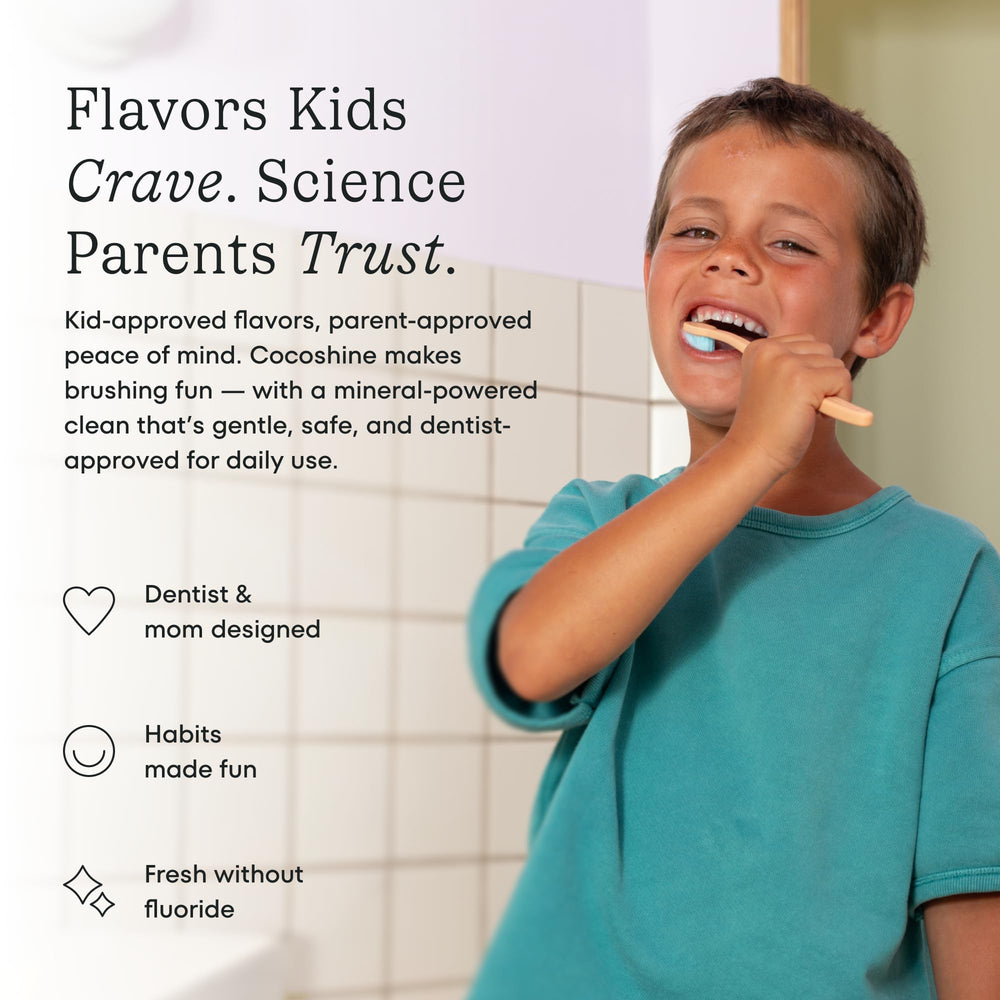 Cocolab Cocoshine non-fluoride formula for sensitive teeth.