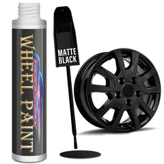 Cocomfix matte black rim paint pen cap closeup for precise rim touch-ups