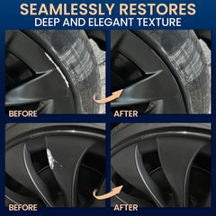 Cocomfix curb rash repair on a matte wheel finish