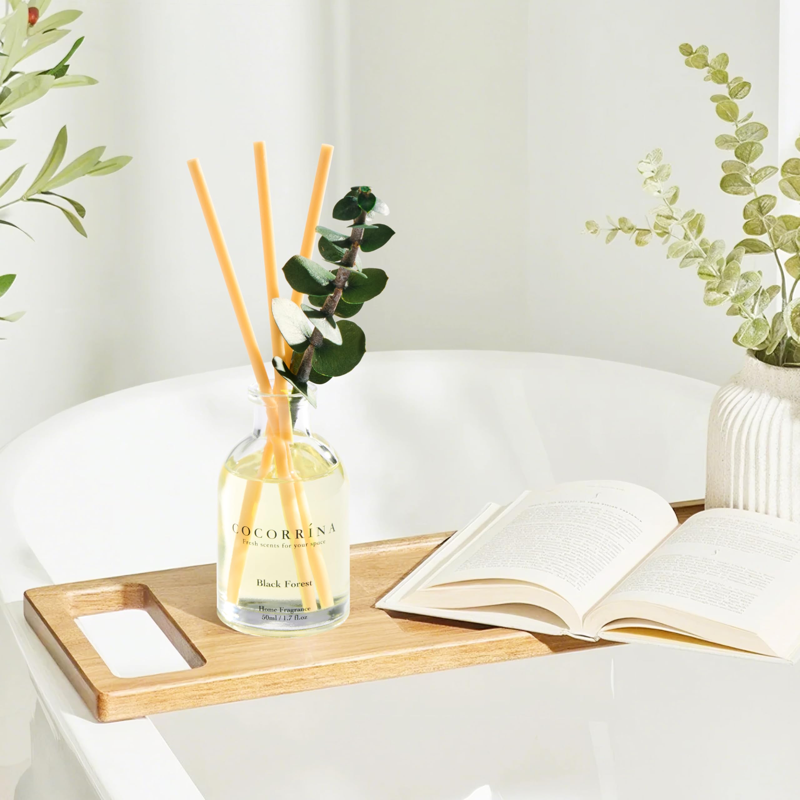 COCORRÍNA Reed sticks collection ready to customize fragrance intensity.