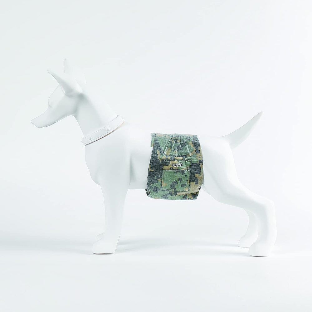 COCOYO wraps include adjustable fasteners for a secure fur-safe fit