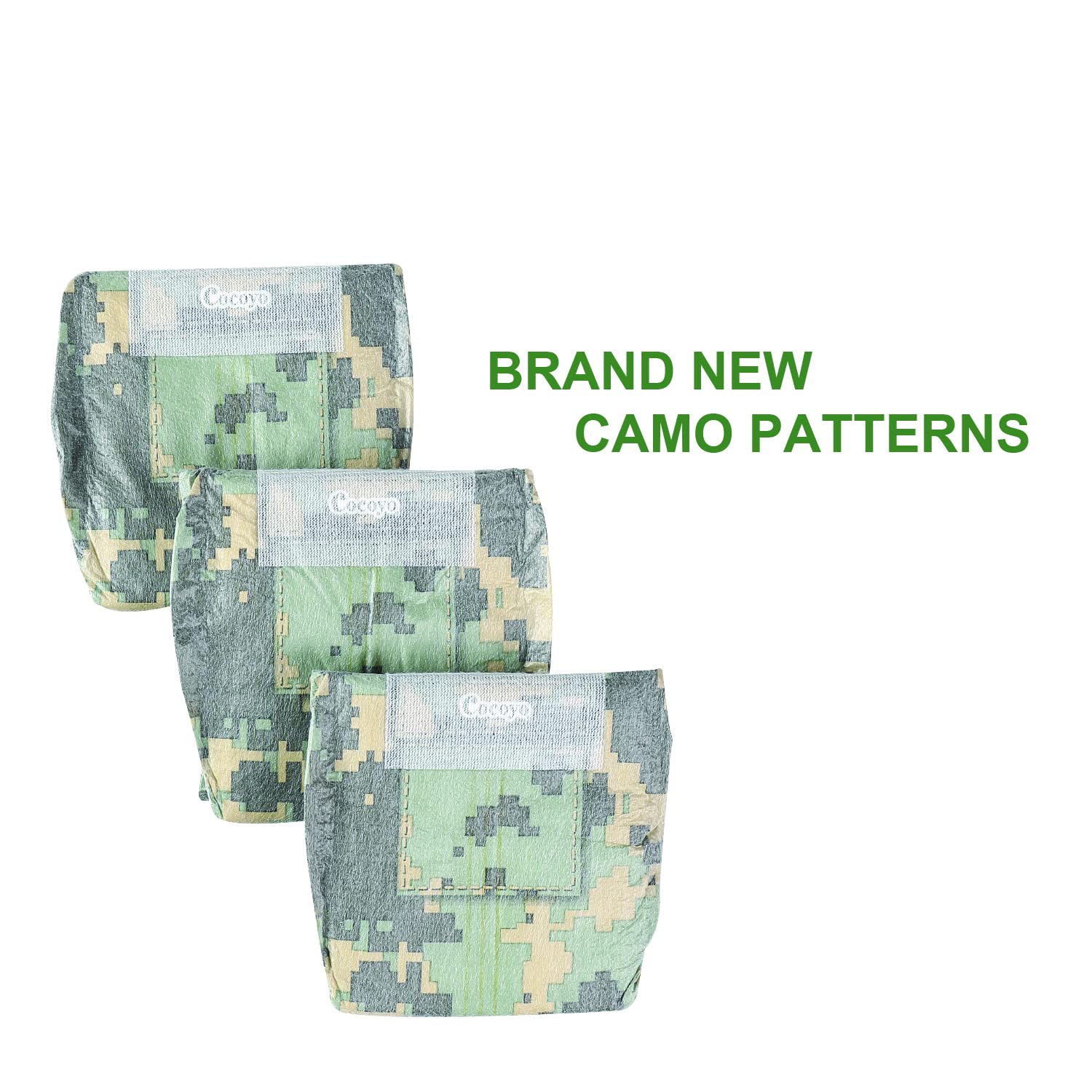 COCOYO disposable wraps use stretchy fabric for comfortable leg movement