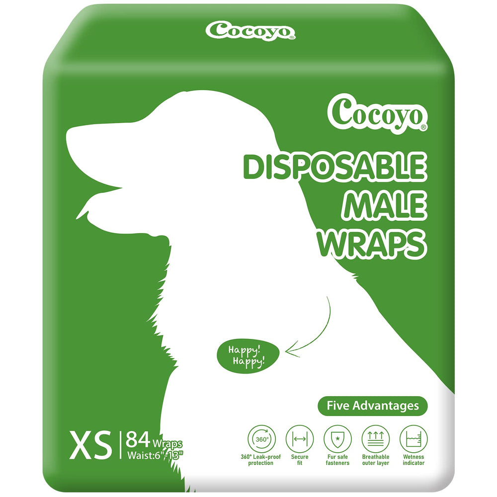 COCOYO All-Absorb disposable male wrap with breathable outer layer for comfortable wear