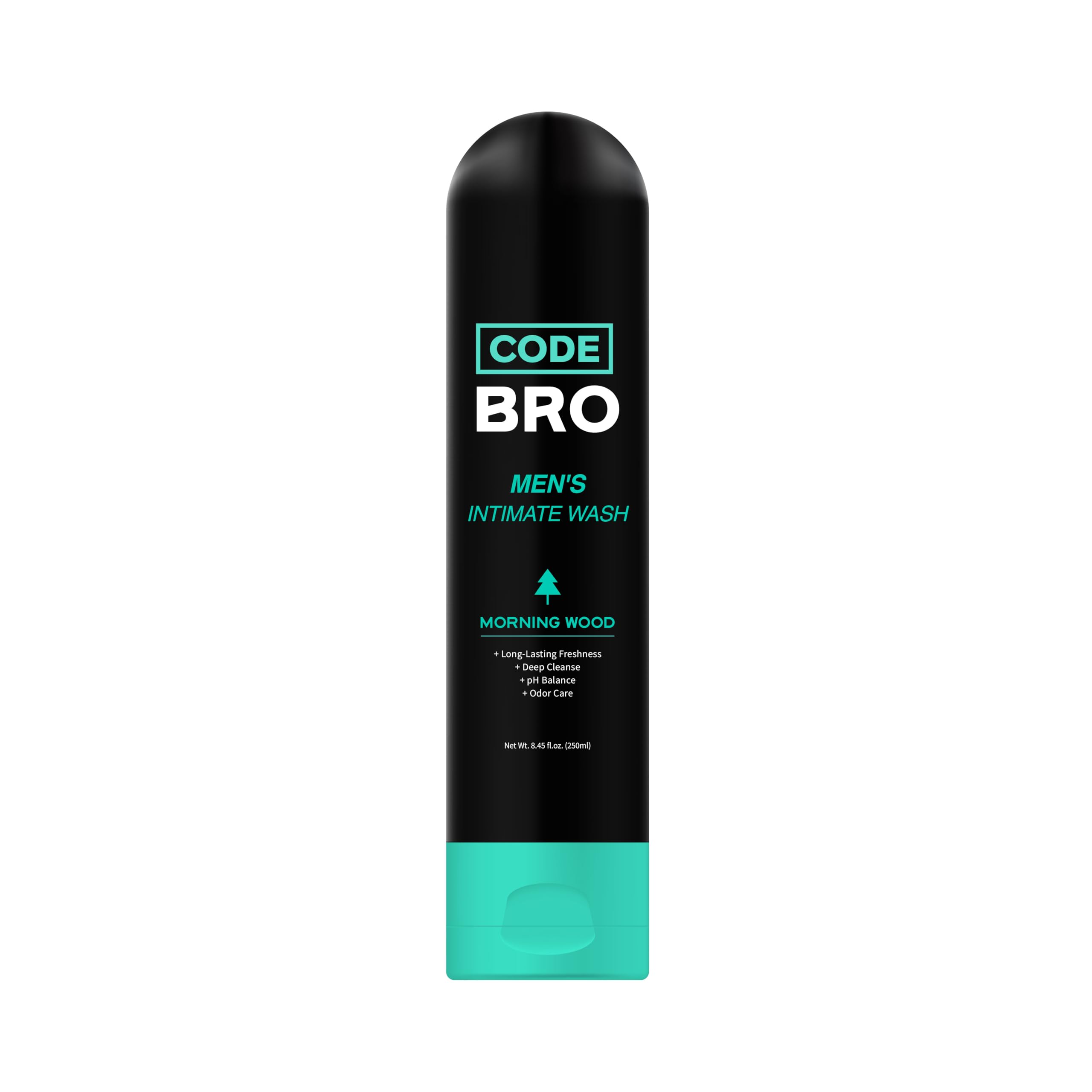 Code Bro Morning Wood bottle showing all-day freshness for daily use