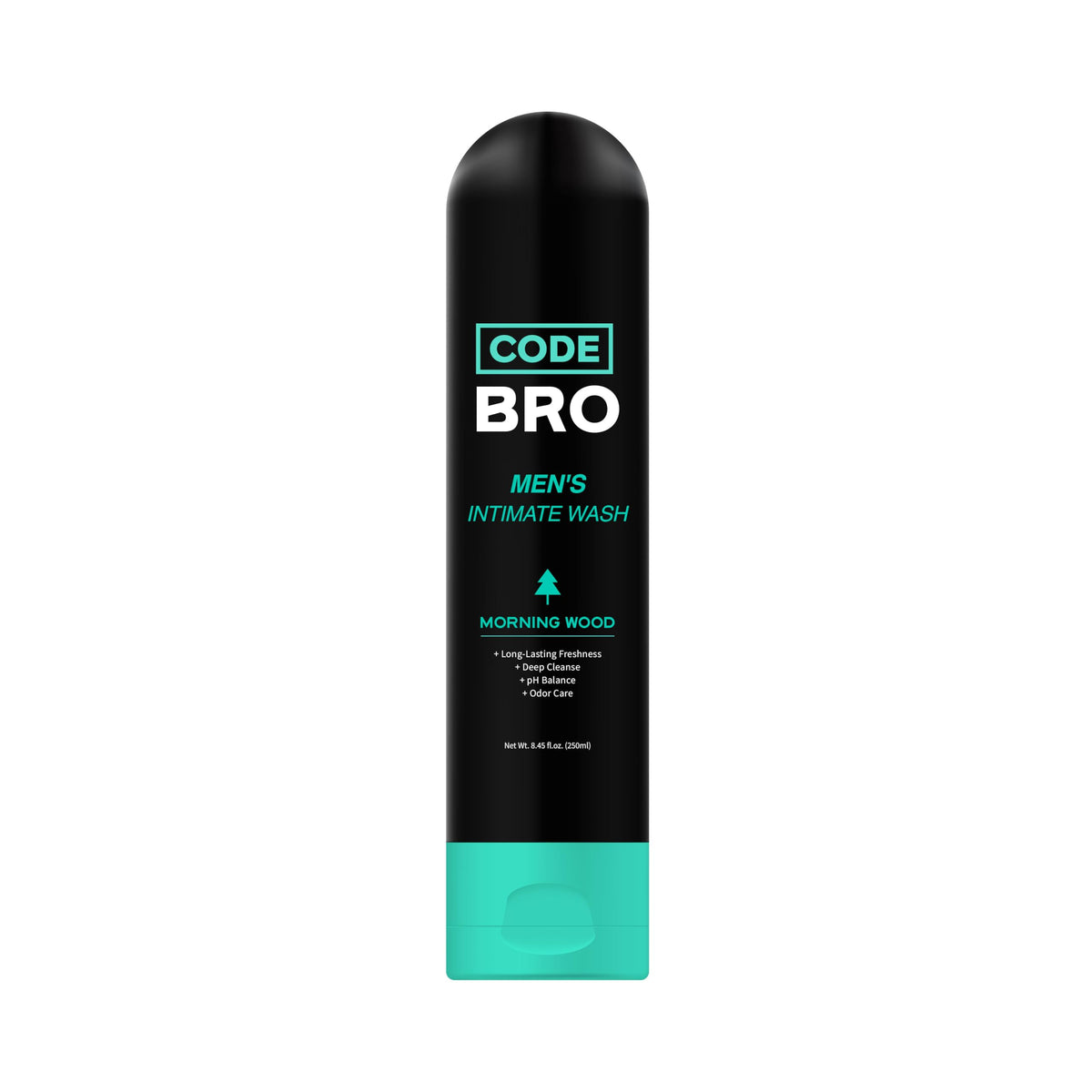 Code Bro Morning Wood bottle showing all-day freshness for daily use