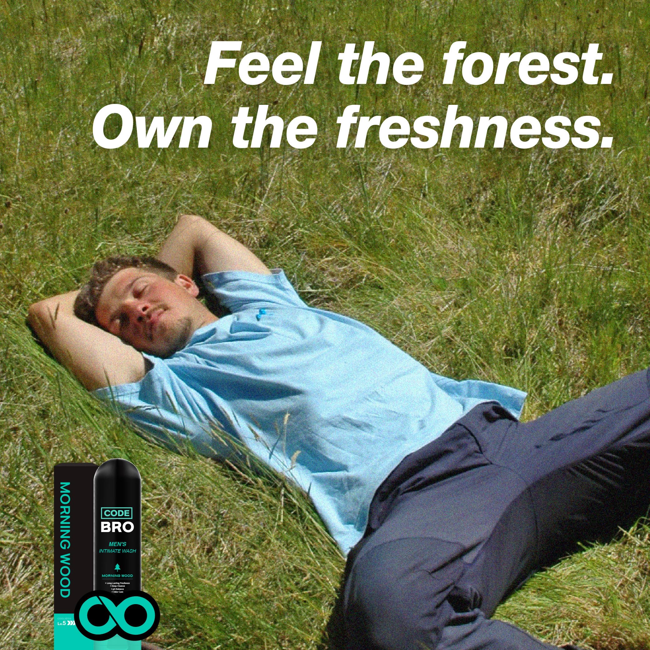 Code Bro Morning Wood foam lather delivering deep cleanse and comfort