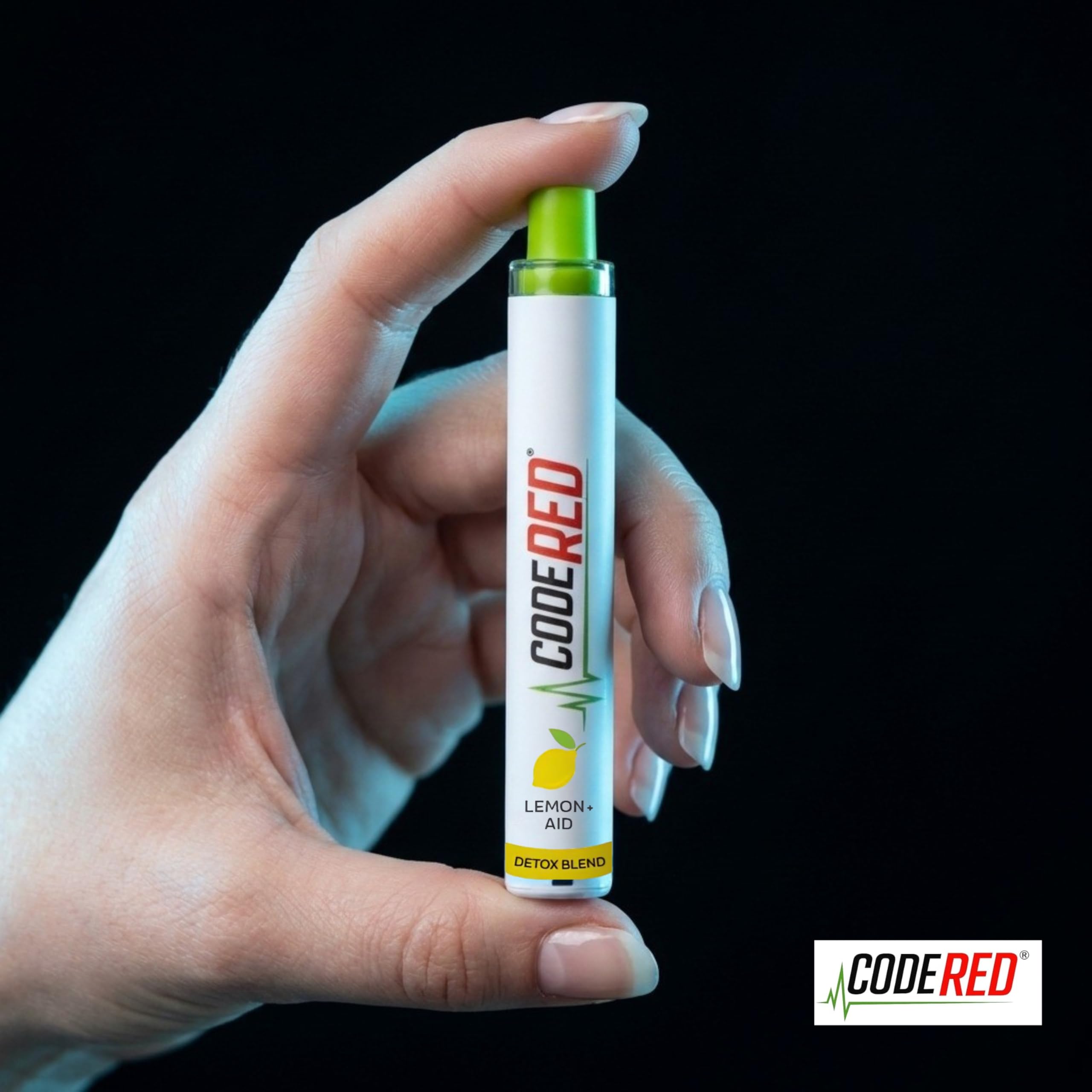 Code Red V-Aid Diffuser Pen travel case paired for on-the-go wellness.