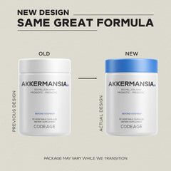 Codeage Akkermansia ingredients chicory inulin illustrated