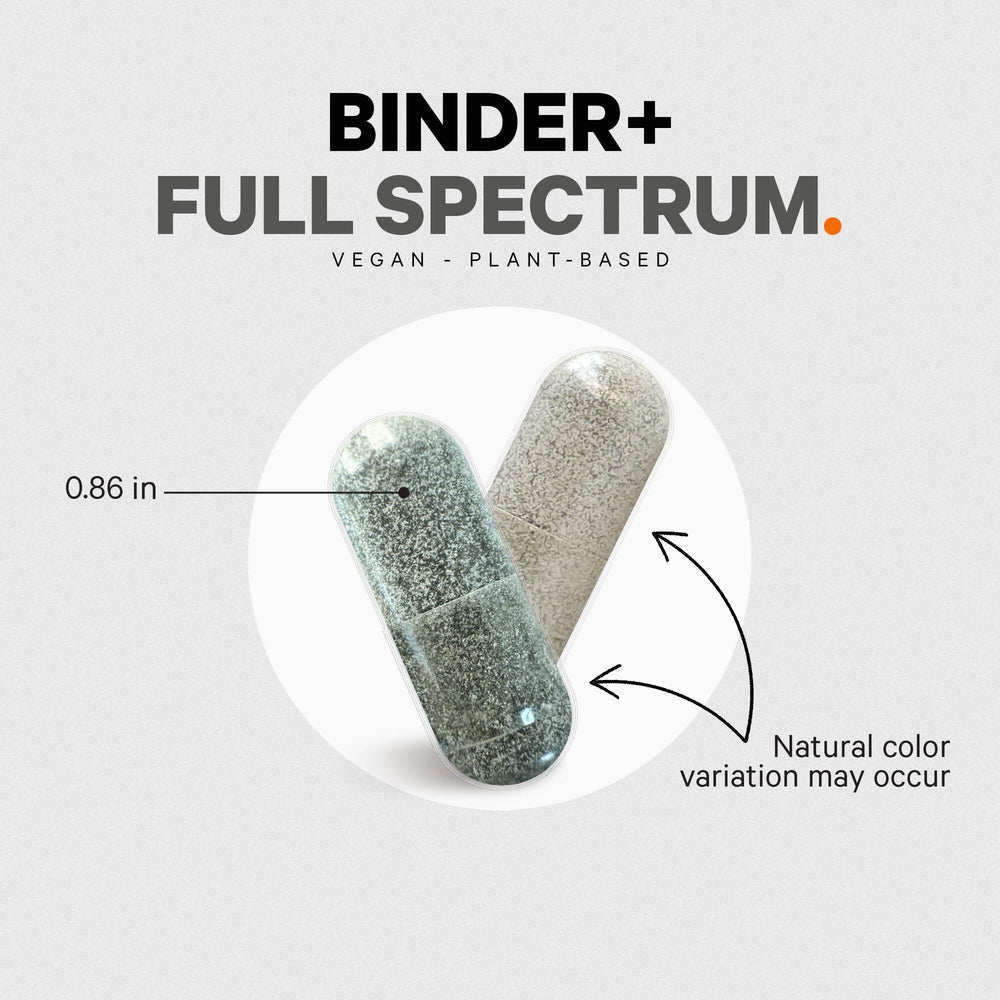 Codeage Binder open capsule powder added to food or beverage.