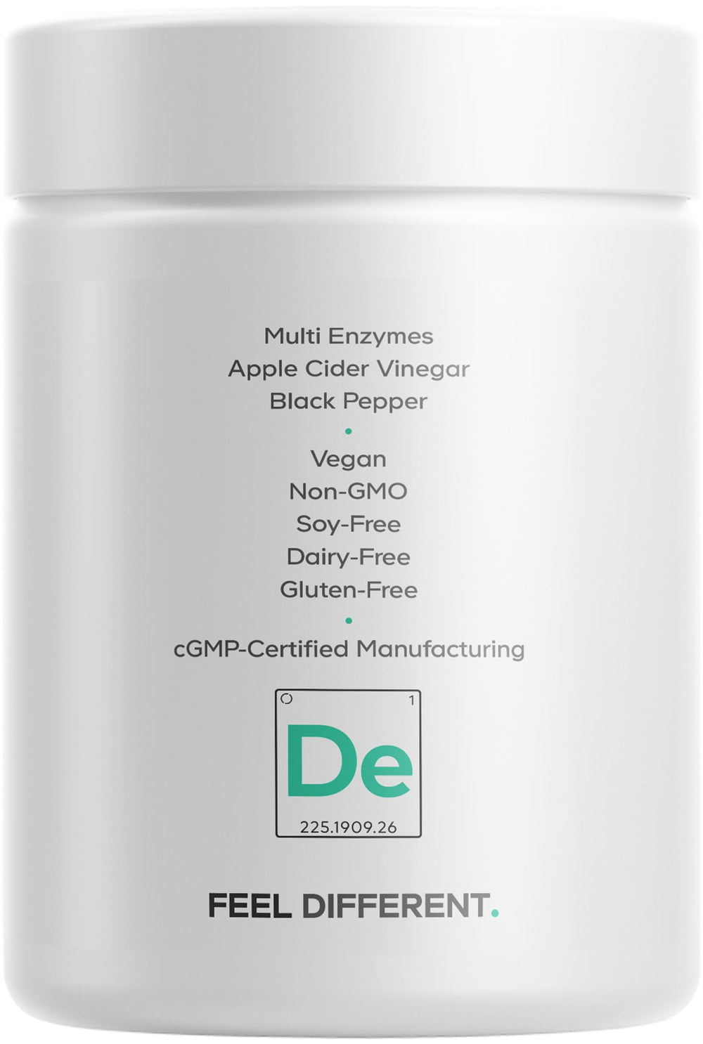 Codeage Fermented Digestive Enzymes USA made label signals strict manufacturing standards.