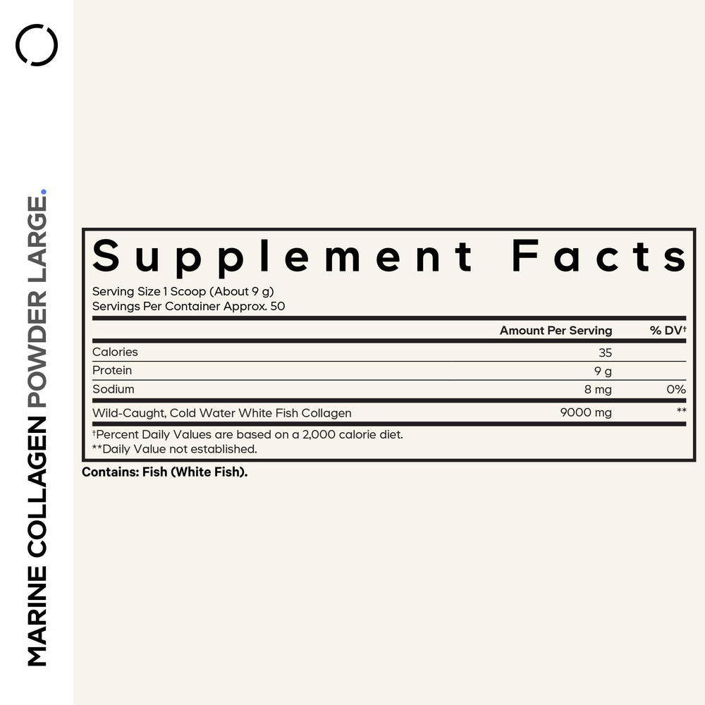 Codeage Marine Collagen powder scoop demonstrates easy daily mixing for supporting beauty routines.