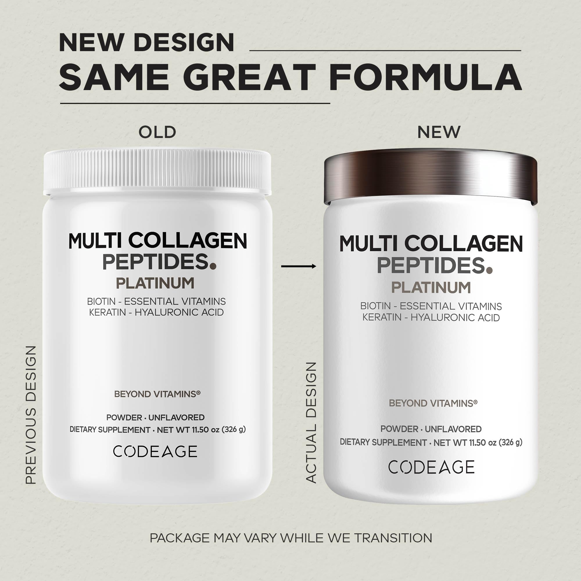 Codeage Multi Collagen coffee pour blends easily into hot or cold drinks.