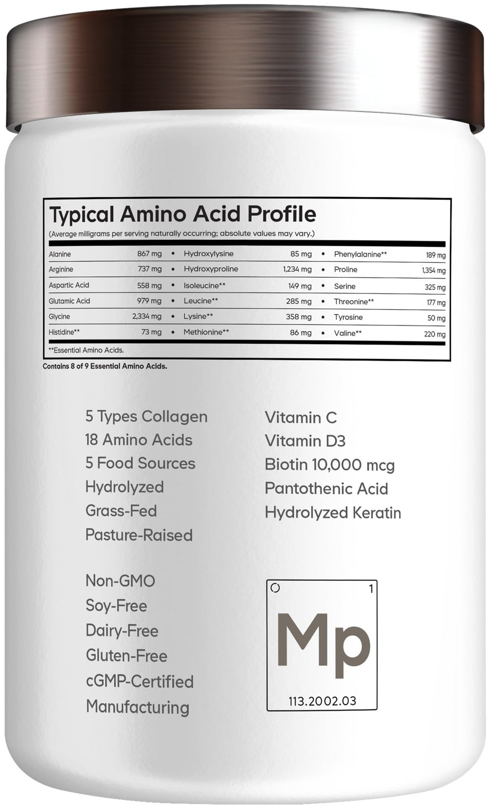 Codeage Multi Collagen recyclable packaging emphasized for eco-conscious shoppers.