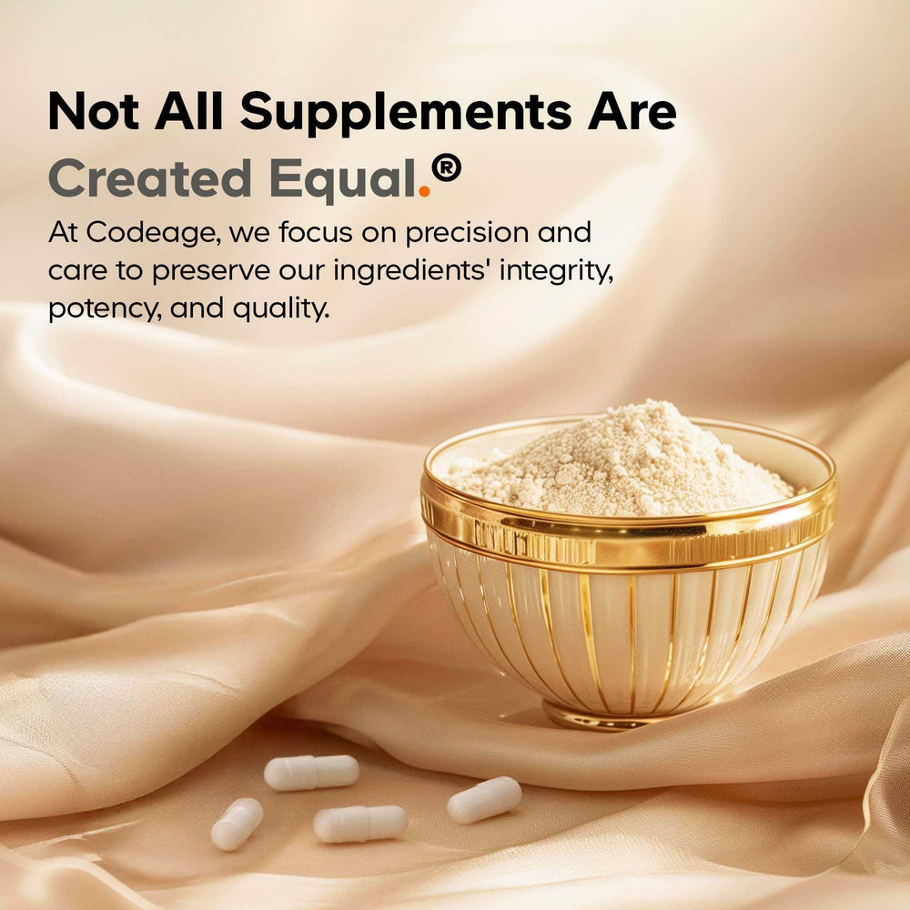 Codeage Multi Collagen vitamins chart highlighting added B vitamins for convenience.