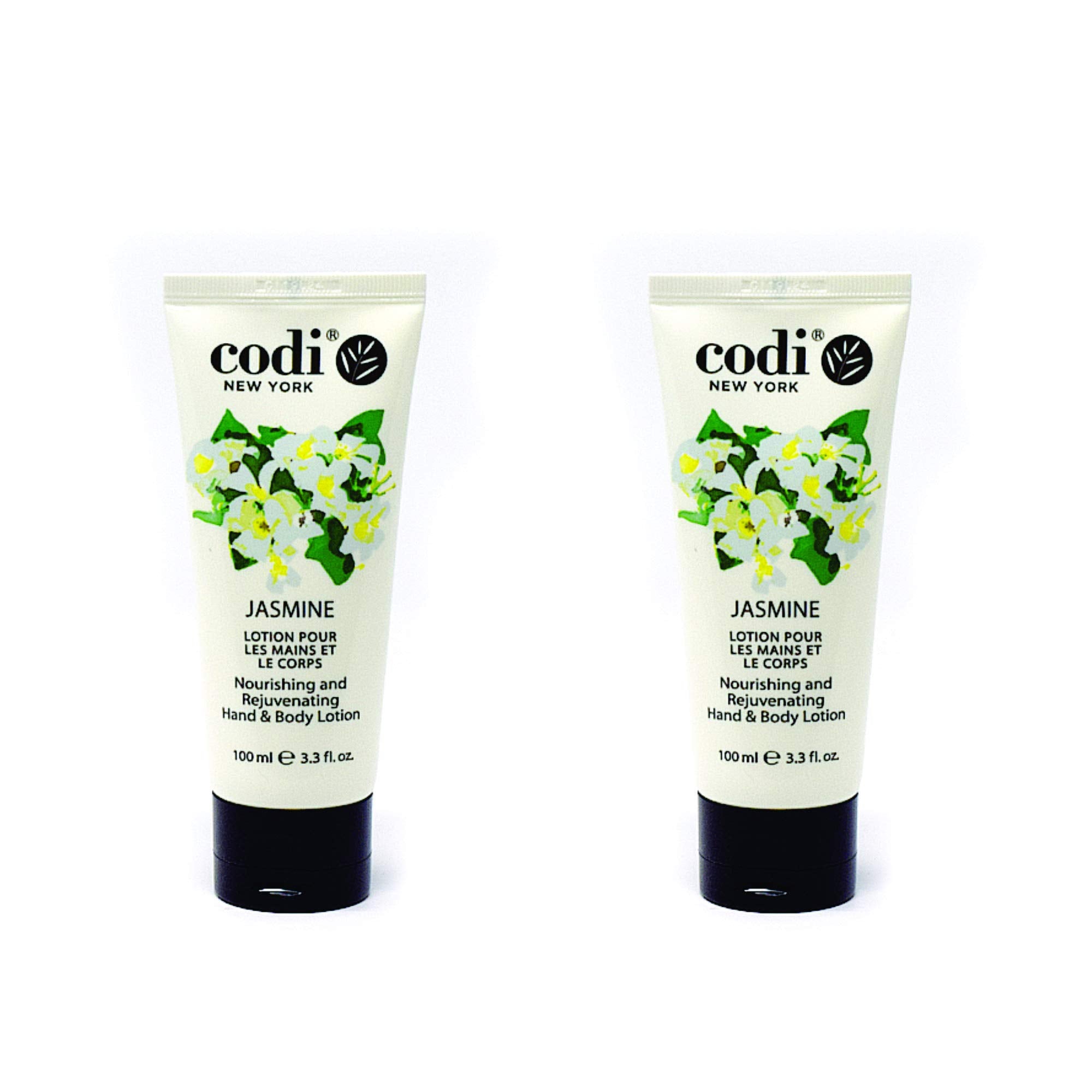 CODi Jasmine Lotion applied to hand demonstrates fast absorption without grease