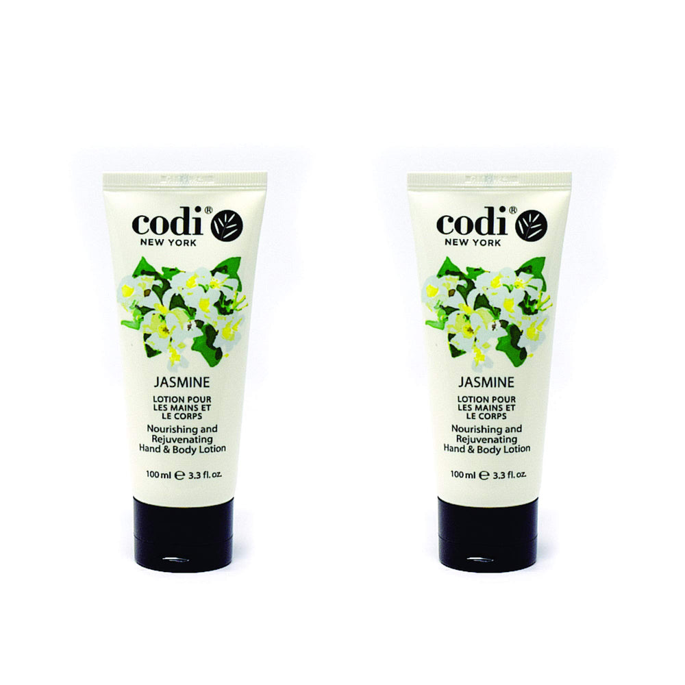 CODi Jasmine Lotion applied to hand demonstrates fast absorption without grease