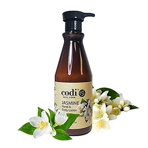 CODi Jasmine Lotion fragrance swirls emphasize the elegant natural scent