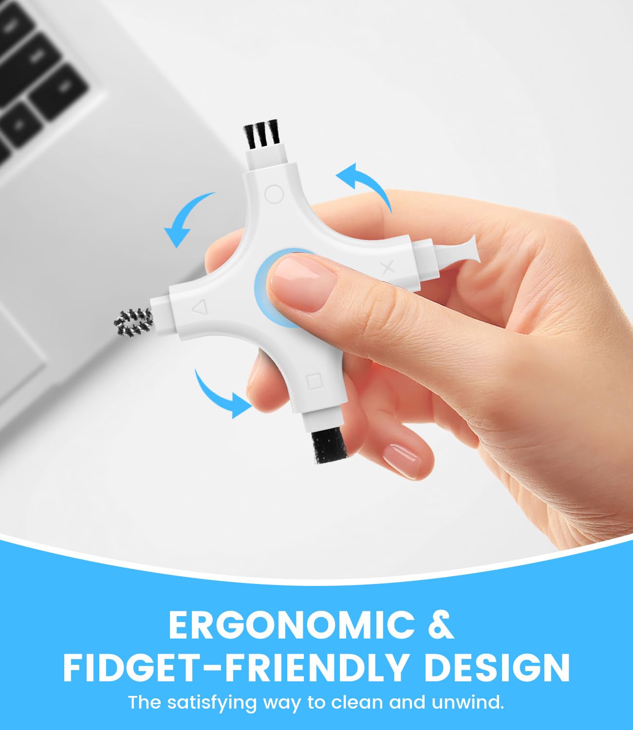 CODOGOY ergonomic grip and circular groove for comfortable handling